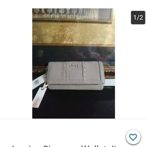 Jessica Simpson Wallet Jina Color Fog 8in X 4in